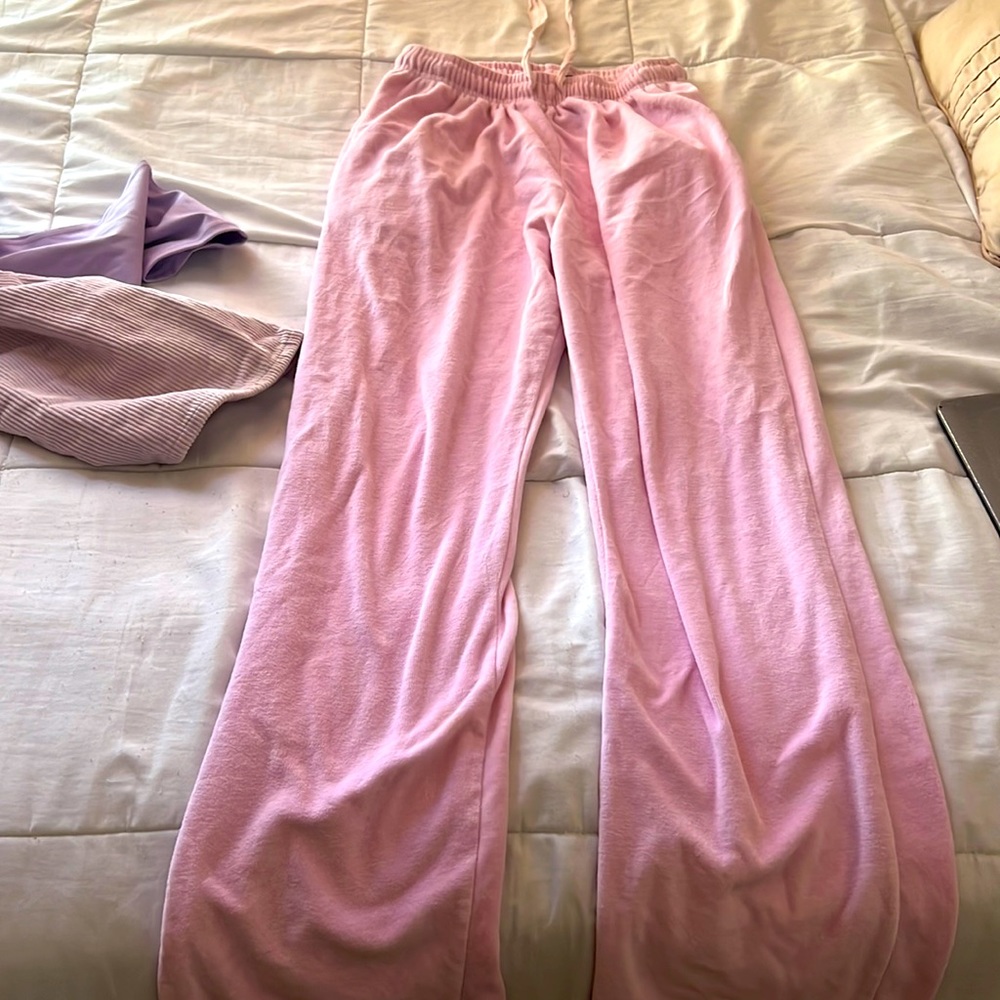 Pink Flare sweatpants